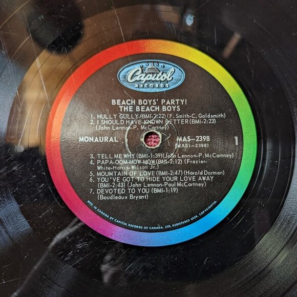 Vintage Beach Boys Vinyl LP – Beach Boys’ Party! – c 1965 - Picture 5 of 8